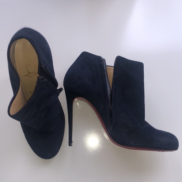Blue suede Christian Louboutin heels! - Picture 5 of 5